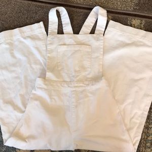 Revolve White Clayton Overalls